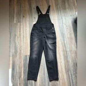 Old Navy Charcoal Denim Overalls